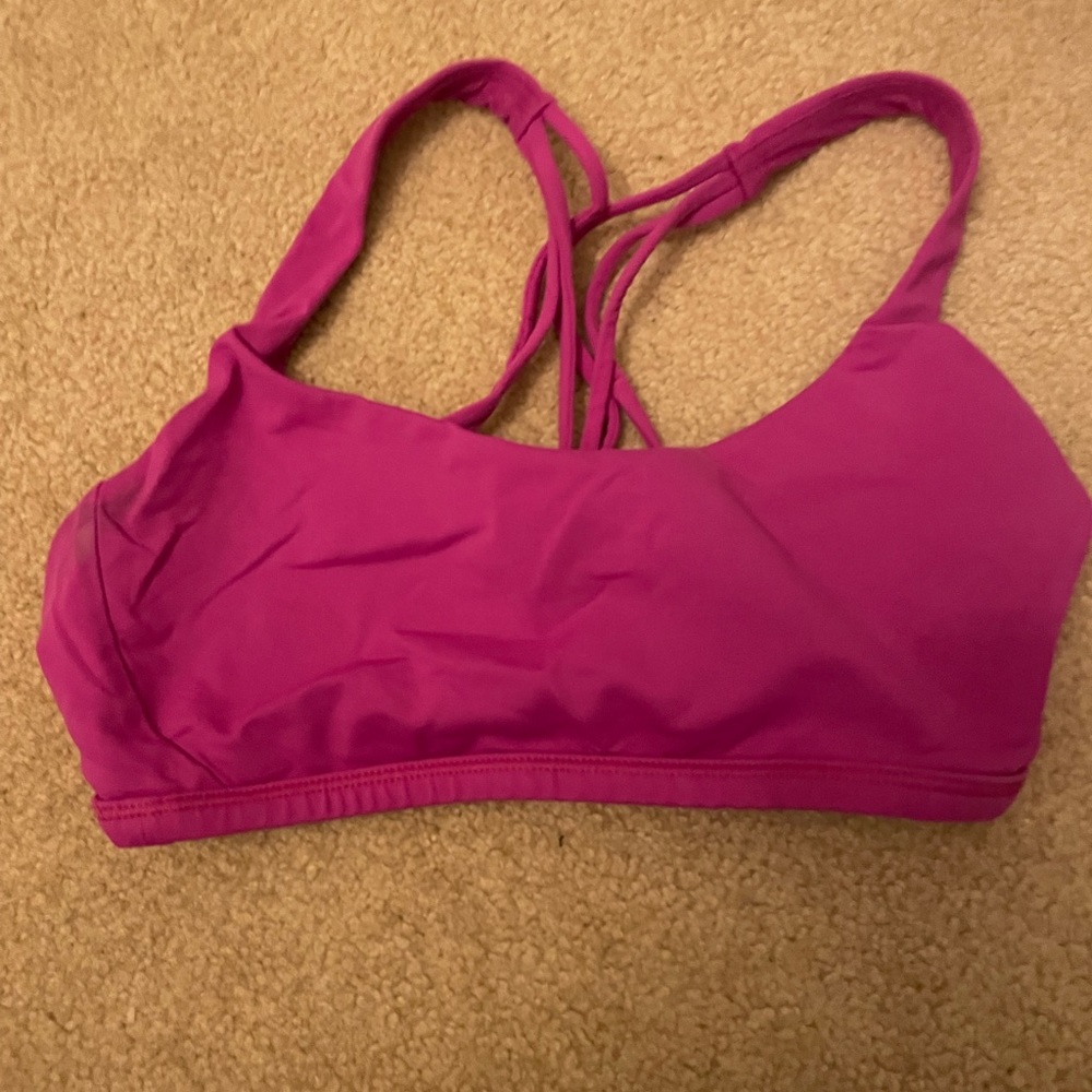 Magenta lululemon bra top